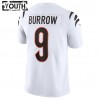 Maillot Cincinnati Bengals Joe Burrow 9 Nike Blanc 2021 NFL Draft - Enfant